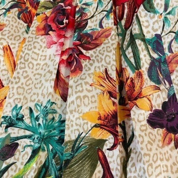 Chico's Tropical Pleat Back Shirt Top 0 Small NWT - Picture 8 of 8